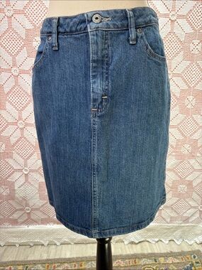 Lee Riders Denim Pencil Skirt | Vintage Y2K Jean Skirt | Sz Medium